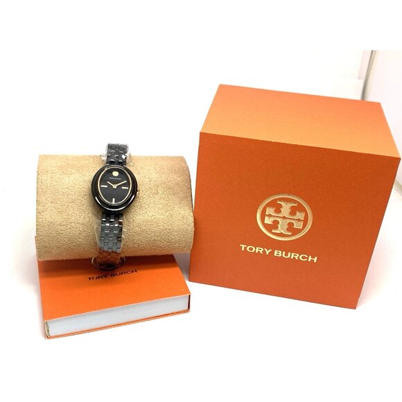 Tory Burch Women\'s Watch TBW6035 Oval Quartz Gold Black Dial Stainless Steel main image 11